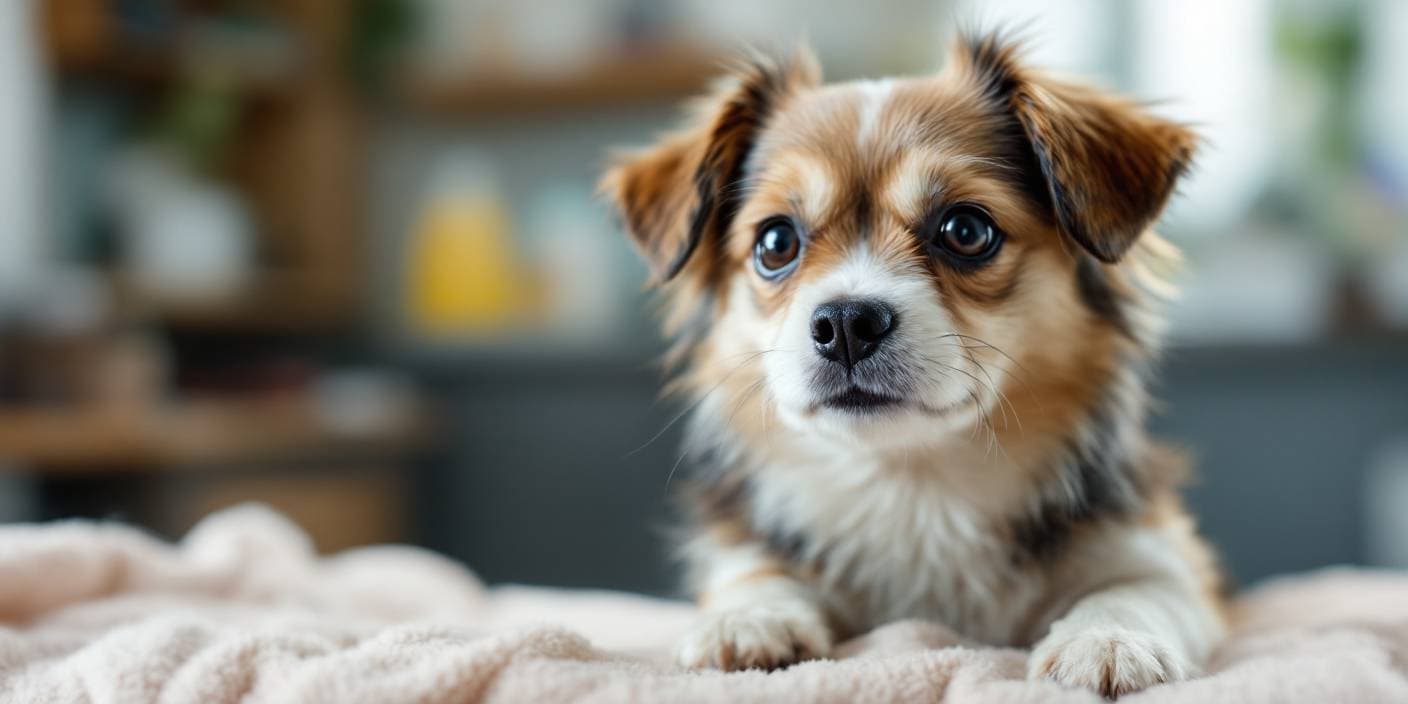 Chien stressé au toilettage à Mézières – approche douce chez Espace Toutou Relax