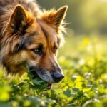 Chien mange herbe Mézières – conseils et bien-être chez Espace Toutou Relax