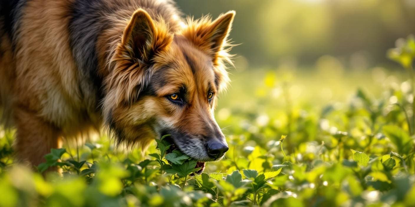 Chien mange herbe Mézières – conseils et bien-être chez Espace Toutou Relax