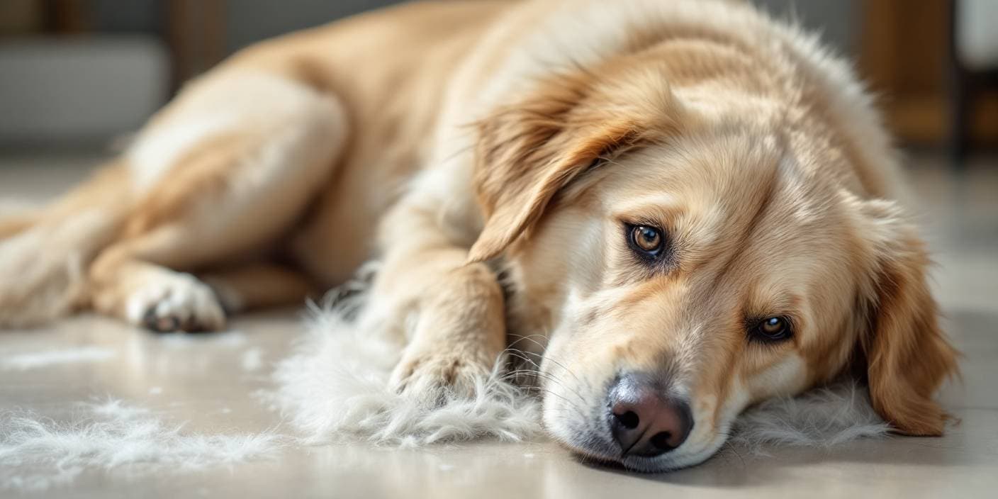 Chien perd ses poils – Toilettage Espace Toutou Relax Mézières